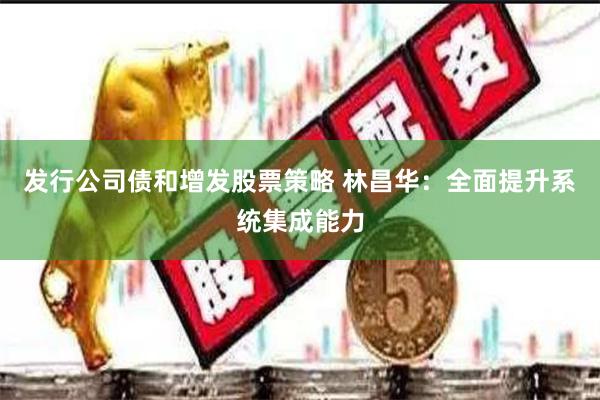 发行公司债和增发股票策略 林昌华：全面提升系统集成能力